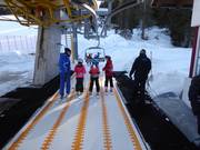 The friendly staff is always present at the entrance.