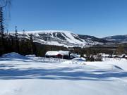 View from Granfjällsbyn over the Stöten ski area