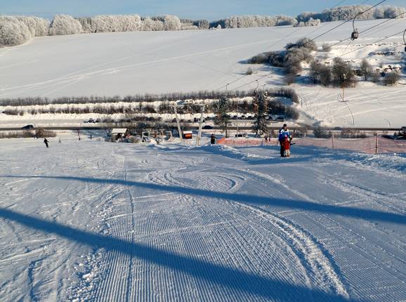 Wide and easy slope in Salzwinkel