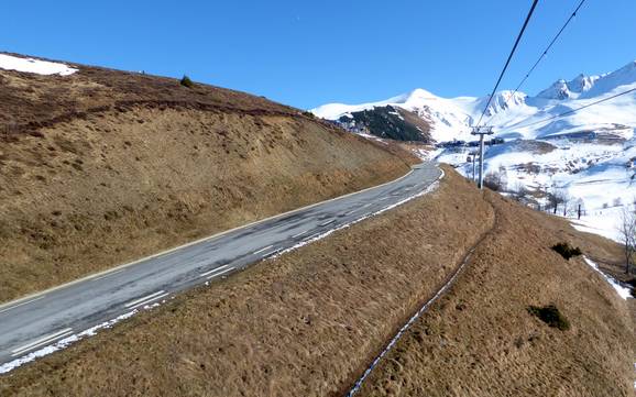 Saint-Gaudens: access to ski resorts and parking at ski resorts – Access, Parking Peyragudes