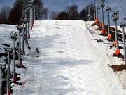 Olympic mogul slope – perfectly equipped for evening TV broadcasts