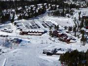 View towards the Tandådalen valley station