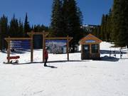 Information point in the ski area