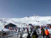 View from Borreguiles to the Observatorio del Pico Veleta