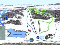Trail map La Quillane