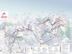 Trail map Silvretta Montafon