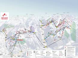 Trail map Silvretta Montafon