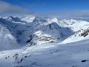 View over the Sportgastein ski area