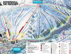 Trail map Tahoe Donner