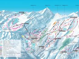 Trail map Leukerbad