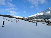 Conveyor belt at the Flims valley station
