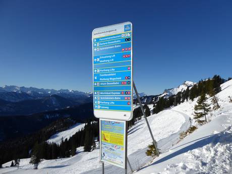 Bavarian Prealps: orientation within ski resorts – Orientation Brauneck – Lenggries/Wegscheid
