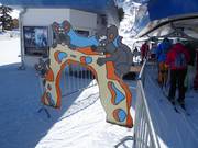 Funny children's entrance at the Zirmbahn