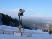 Snowmaking in Lipno