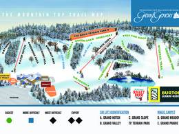 Trail map Grand Geneva