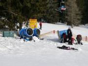 Snow cannons in Štrbské Pleso