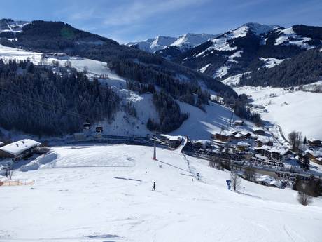 Salzburg Slate Alps: size of the ski resorts – Size Hochkönig – Maria Alm/Dienten/Mühlbach