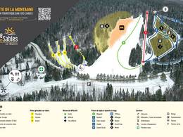 Trail map Baie des Sables
