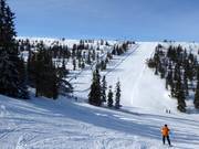View of the Källbacken slope in Hundfället