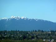 View of the Mount Seymour ski resort from Vancouver