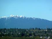 View from Vancouver of the Mount Seymour ski area