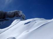 Ungroomed off-piste slopes at Hoher Ifen