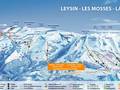 Trail map Les Mosses/La Lécherette