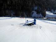 Practice area in the valley at the conveyor belts