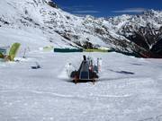 Children's area of the Ötztal Ski School at Giggijoch