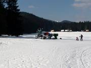 Snow cannons in Bialy Potok