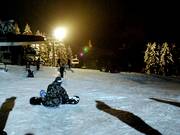 Night skiing