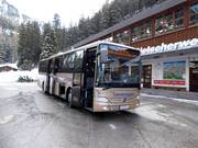 Ski bus from Uttendorf to the ski resort