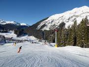 Wide and easy slope at Egghof Sun Jet