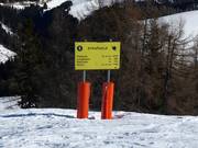 Detailed signposting for each individual slope