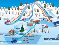 Trail map Klyuchi