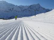 Perfectly groomed slopes
