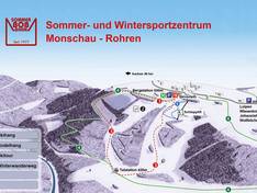 Trail map Monschau-Rohren