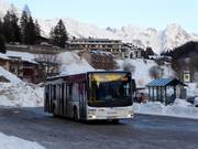 Ski bus in St. Anton am Arlberg