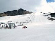 Summer skiing at the Gefrorene Wand