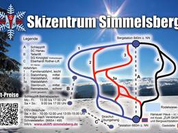 Trail map Simmelsberg