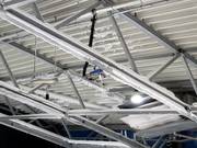 Snow cannon on the ceiling