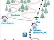 Trail map of the ski resort Kamenec – Teplice nad Metují