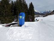 Conveyor belt Pfarrhügel slightly above the Gschwandtkopf valley station