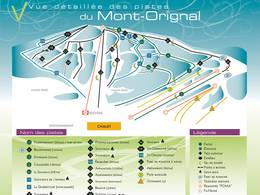 Trail map Mont Orignal – Lac Etchemin