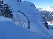 Safety net at the Paradiso slope