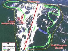 Trail map Bald Mountain
