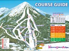 Trail map Kazawa