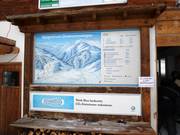 Slope panorama at the valley station