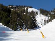 Snowmaking at Bald Mountain in Sun Valley