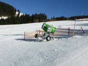 Mobile snowmaking systems at the Kapellenlift